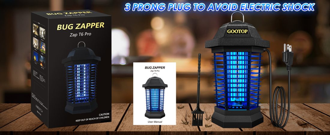 GOOTOP Zap T6 Pro: Three prongs, grounded