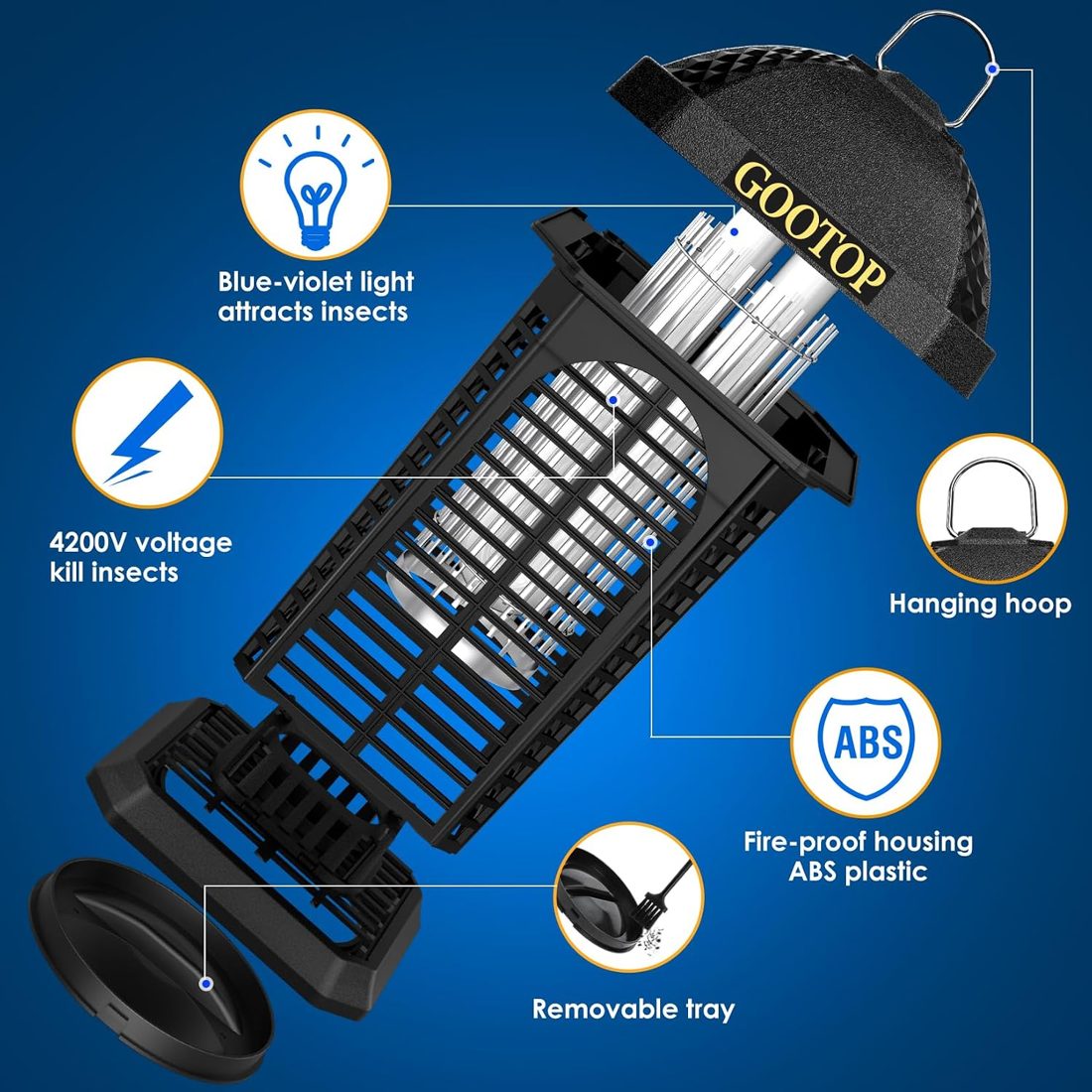 GOOTOP JY-02 Electric Mosquito Zapper photo 3